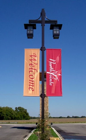 Pole Banners in Rockford
